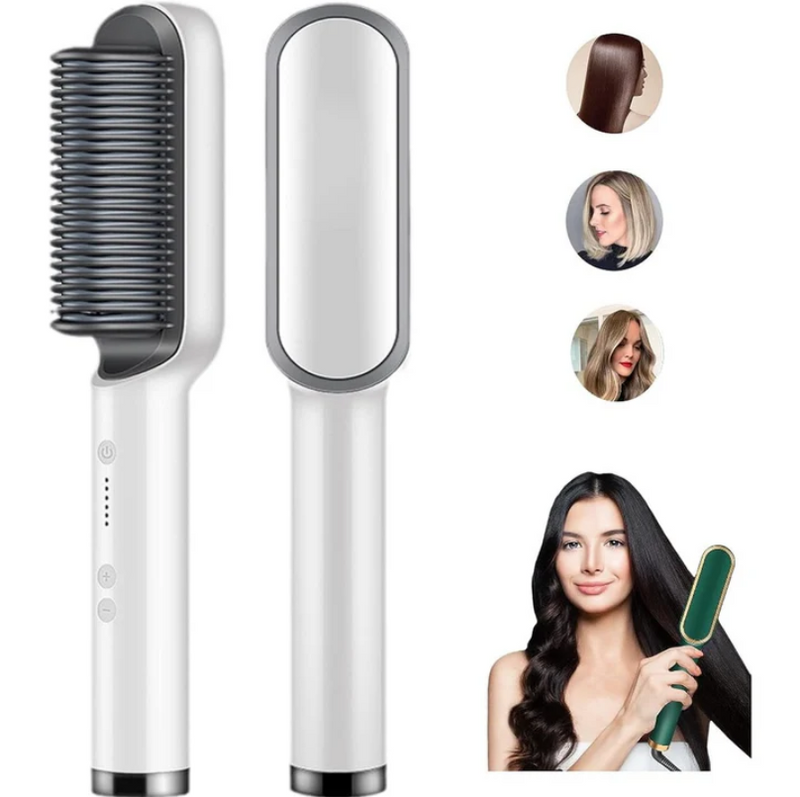 Escova Alisadora De Cabelo - Cerâmica | Cabelos Lisos e Brilhantes em Minutos