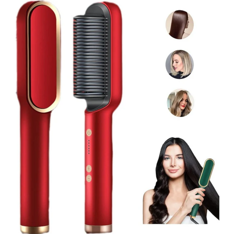 Escova Alisadora De Cabelo - Cerâmica | Cabelos Lisos e Brilhantes em Minutos