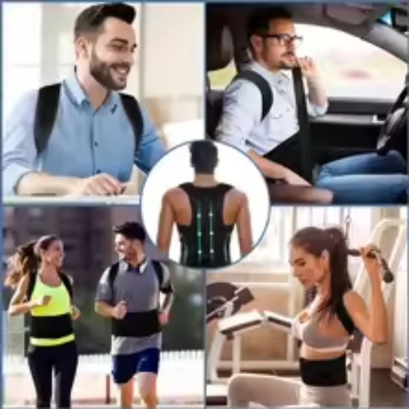 Corretor de Postura Max Pro – Suporte Ortopédico Ajustável para Coluna, Lombar e Ombros