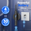 Escova de Dentes Elétrica Sônica com 3 Modos de Limpeza – Para Adultos que Buscam Higiene Bucal Profunda com 4 Refil de Cerdas