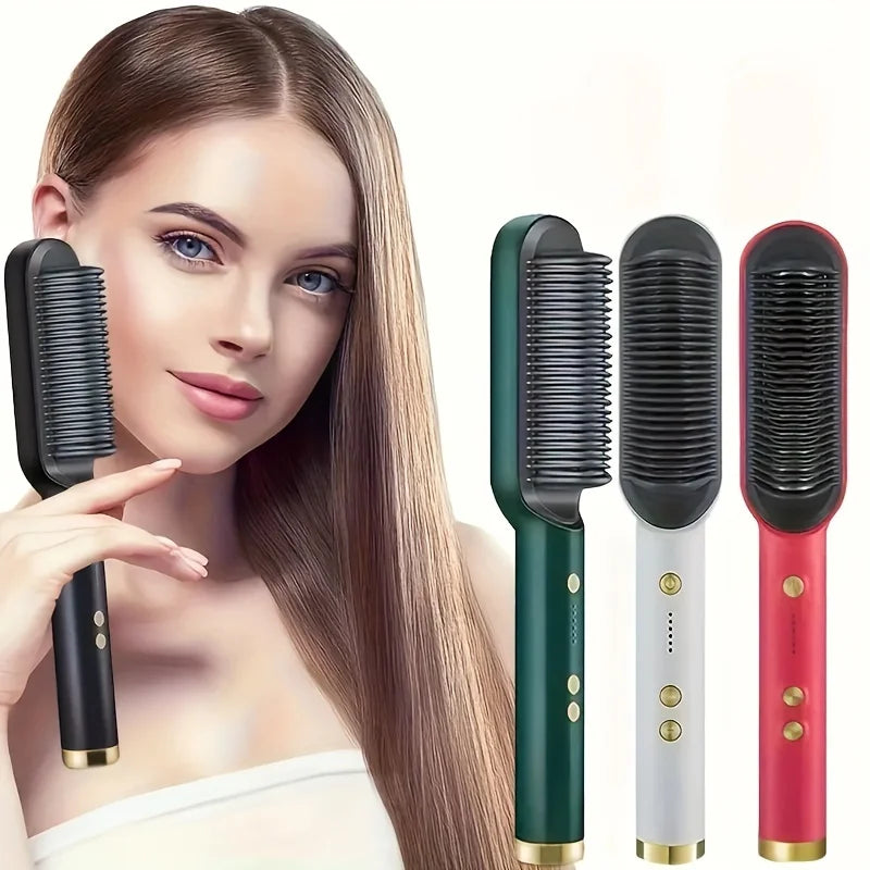 Escova Alisadora De Cabelo - Cerâmica | Cabelos Lisos e Brilhantes em Minutos