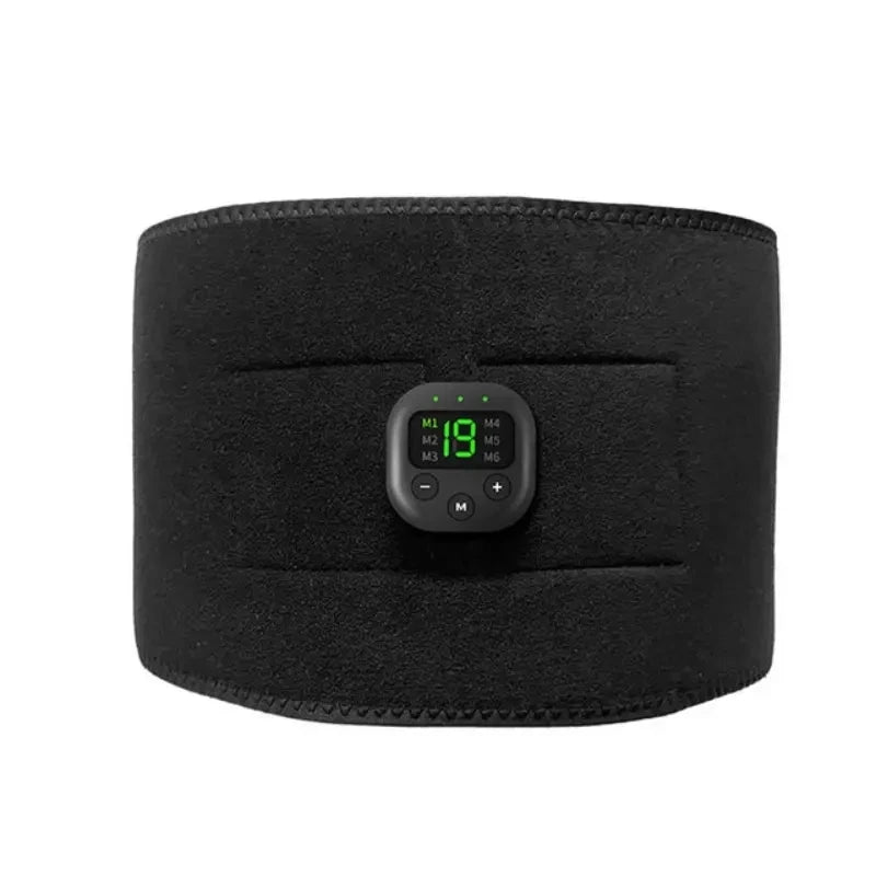 Cinto Massageador Abdominal Recarregável – Tonifique, Modele e Relaxe Sem Esforço!