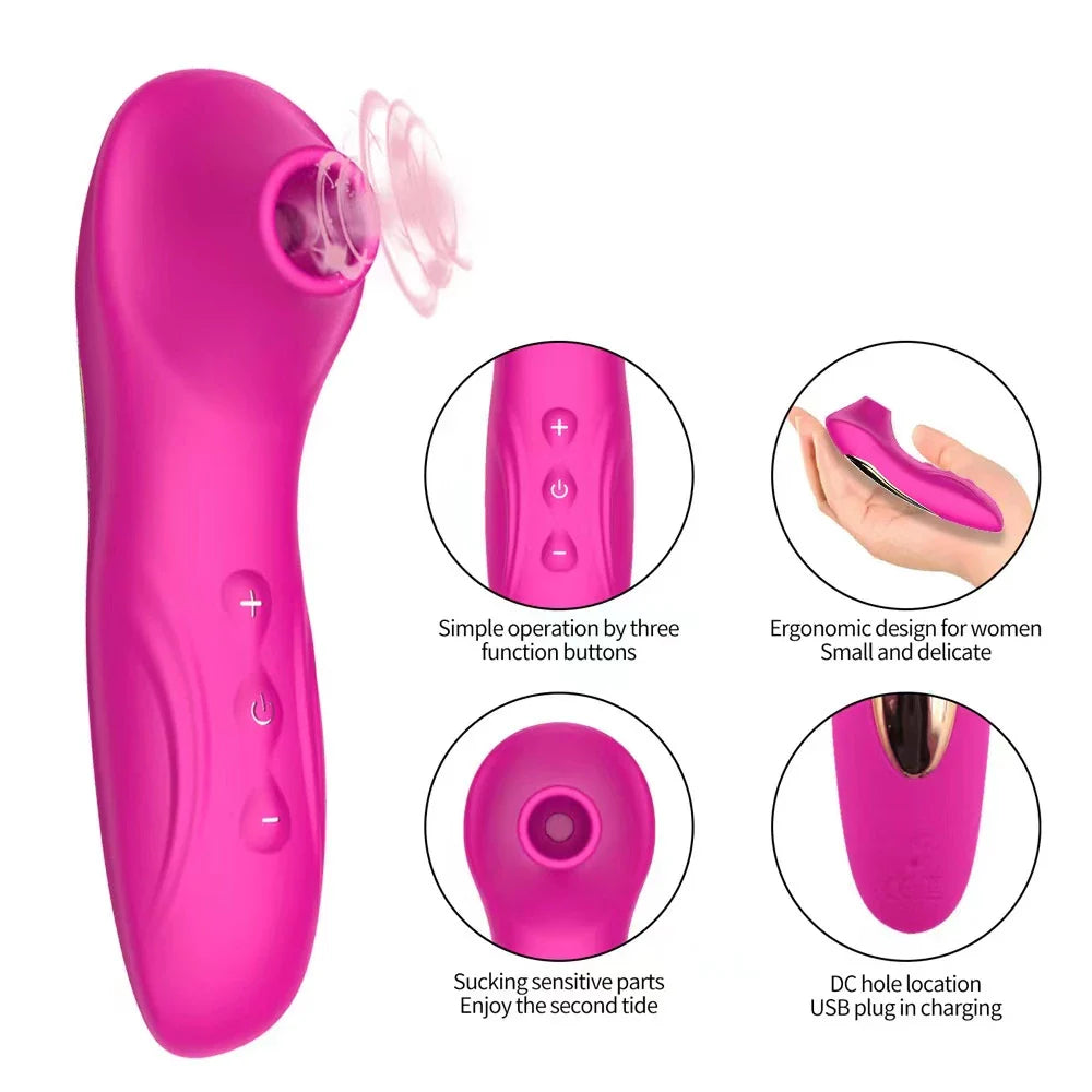 Vibrador Estimulador Sugador de Clitóris