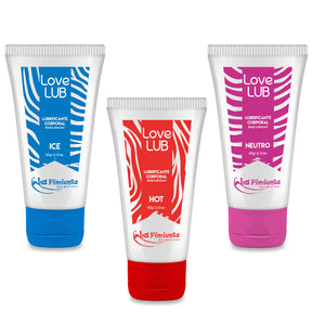 KIT Gel Lubrificante Para Sexo Love Lub