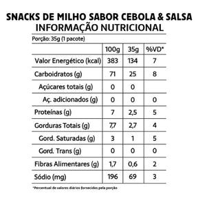 Kit 10 Snack de Milho