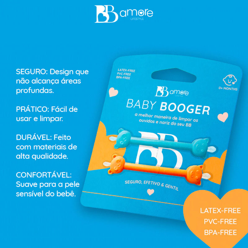 Limpador Nasal e de Ouvido | Remova cera e secreções com segurança