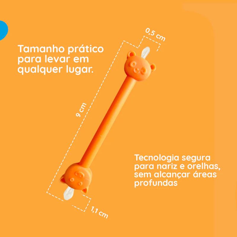 Limpador Nasal e de Ouvido | Remova cera e secreções com segurança