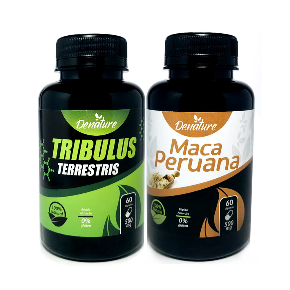 Kit disposição e força com Maca e Tribulus