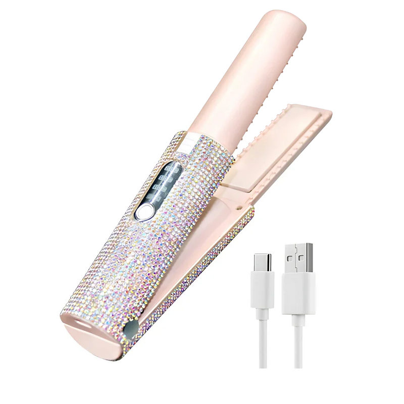 Mini Chapinha Portátil USB – Cabelos Perfeitos em Qualquer Lugar!